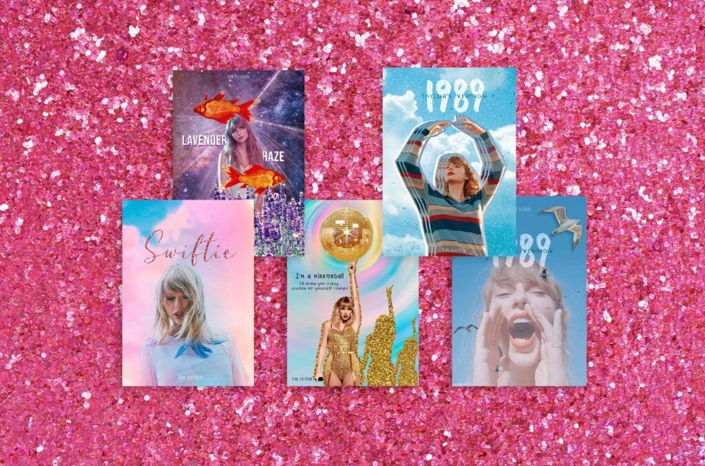 láminas de taylor swift con diferentes diseños