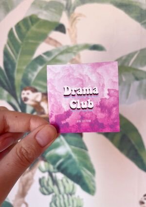 Sticker con frase drama club