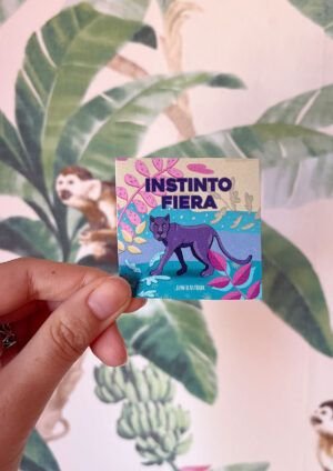 Sticker pantera instinto fiera
