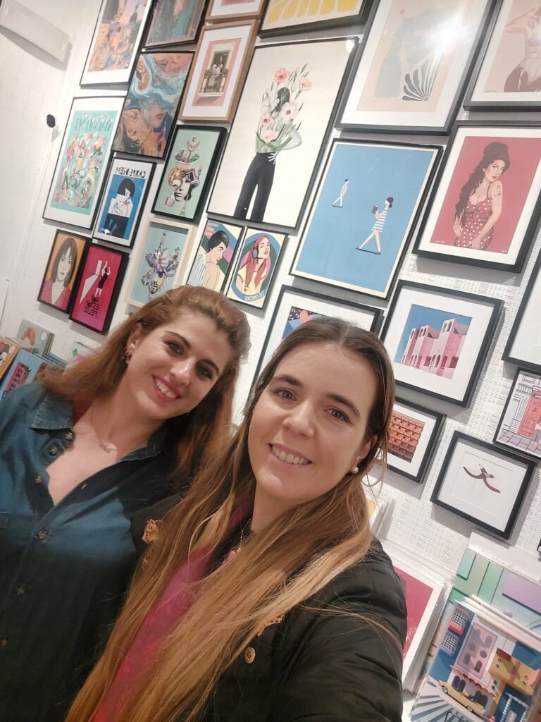 expo creatitis, una amiga y yo visitando la expo