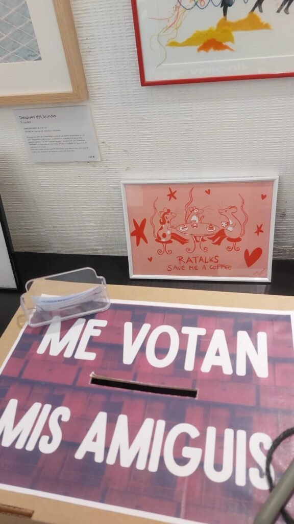 Así de fácil es votar mi obra en creatitis, madrid