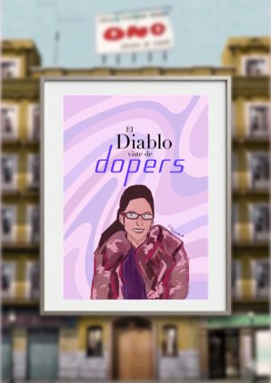 Belen de aqui no hay quien viva de dopers, print ilustracion decorativa
