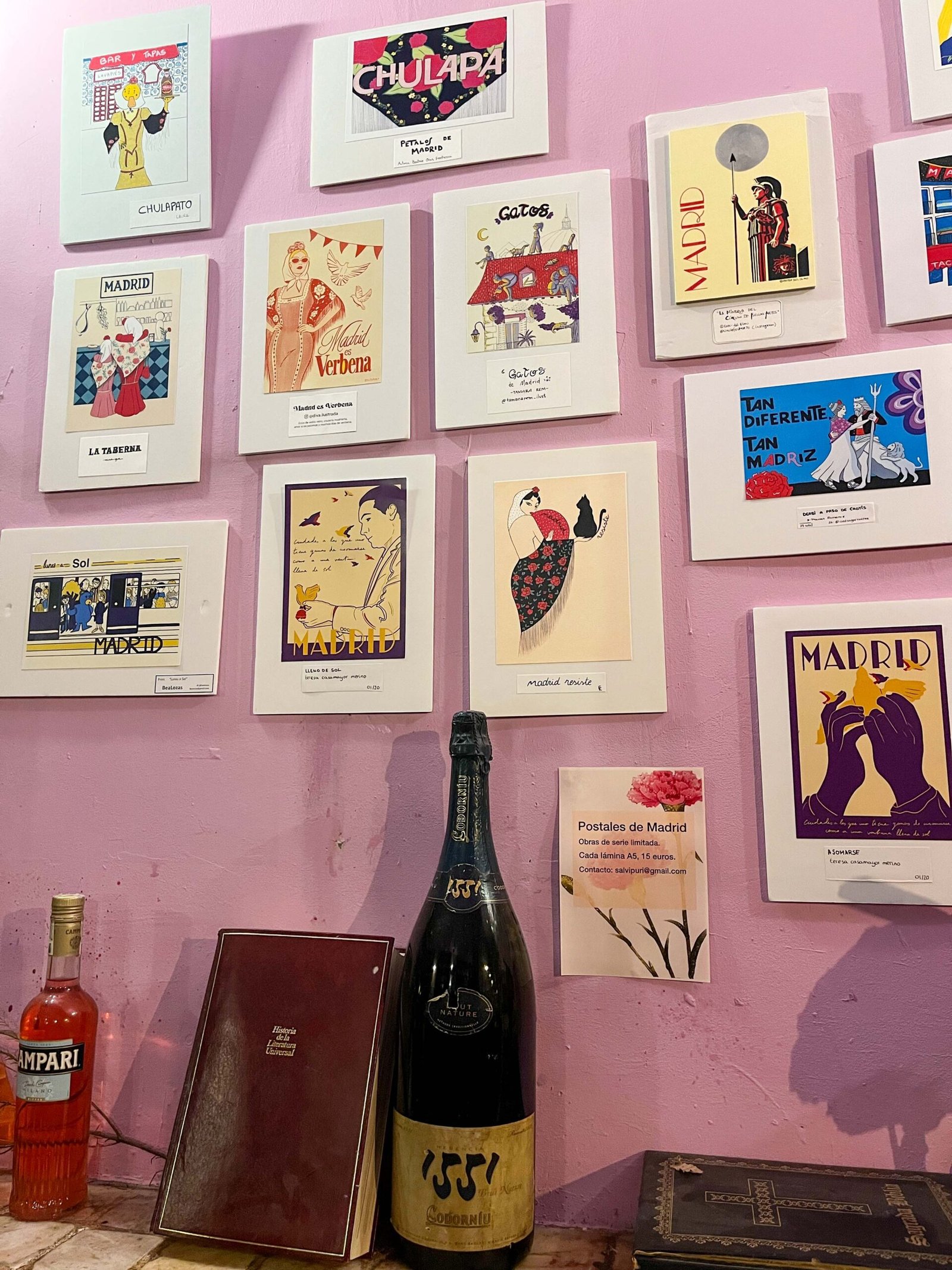 Expo "Postales de Madrid" en María Pandora